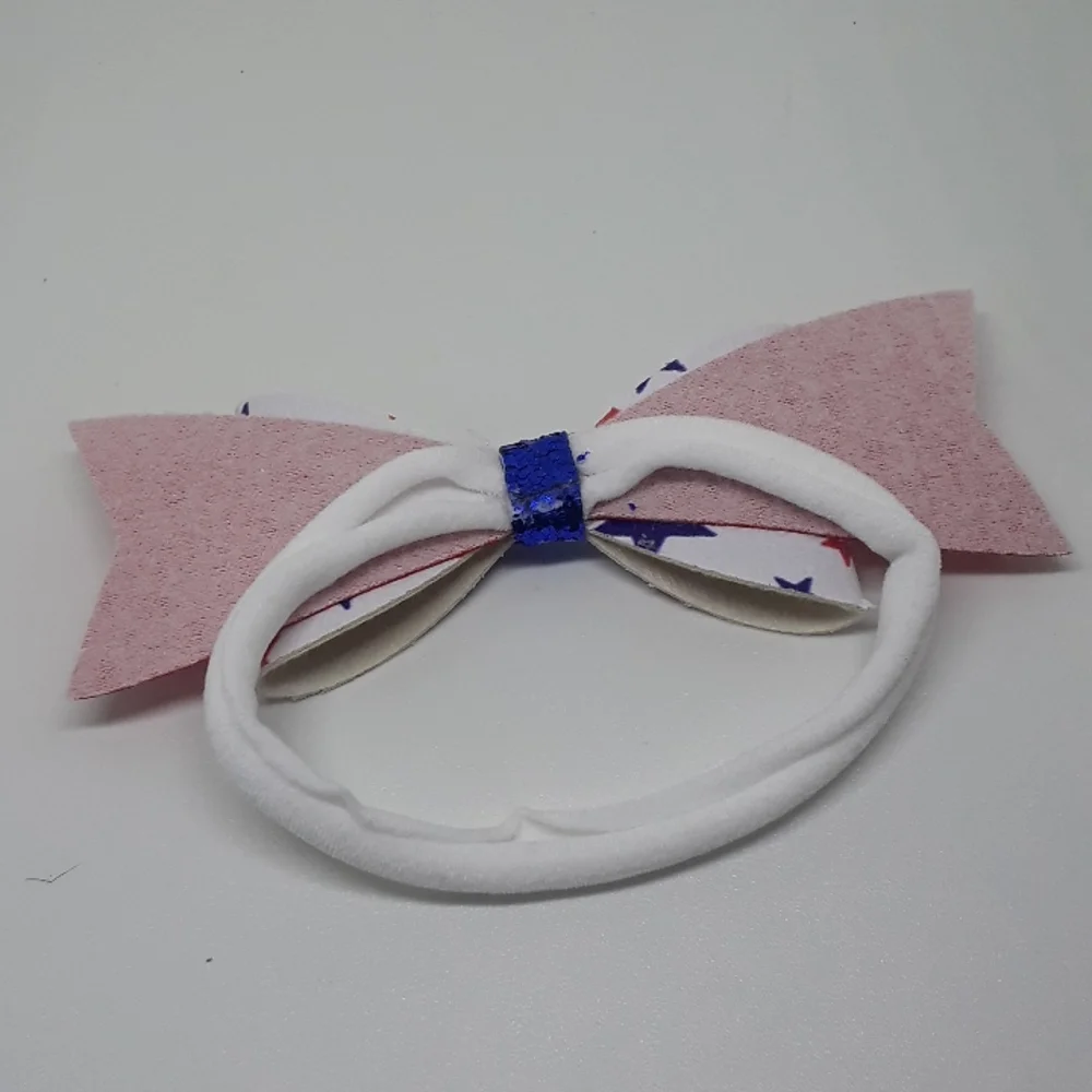 4in hair bow headband